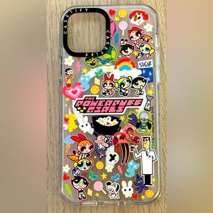 iPhone 12 Casetify (Powerpuff Girls Stickermania) Clear MagSafe Case